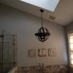 Bathroom with skylight