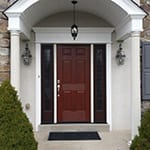 red front house door